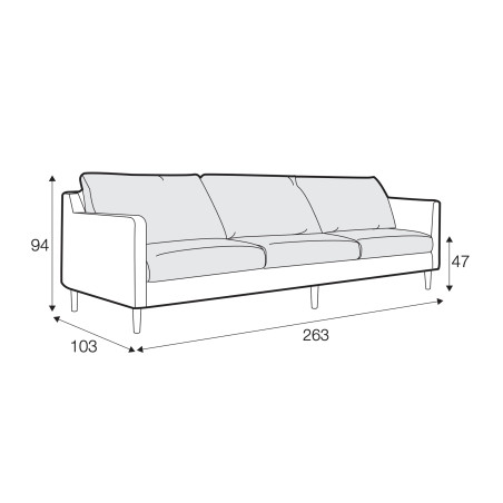 Canapé SITS 3XL velours chenillé Sally coloris forest green - filaire I Axodeco.fr