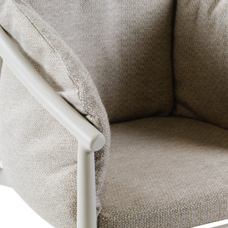 Chaise outdoor LIV CASTLE LINE en aluminium - Zoom I Axodeco.fr