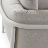 Fauteuil outdoor LIV CASTLE LINE en aluminium - Zoom dos I Axodeco.fr