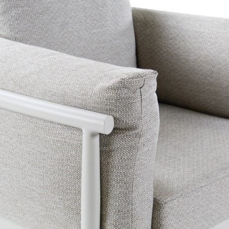 Fauteuil outdoor LIV CASTLE LINE en aluminium - Zoom accoudoir I Axodeco.fr
