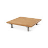 Table basse outdoor CASTLE LINE Emilio en teck I Axodeco.fr
