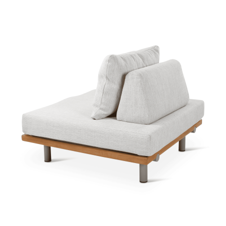 Module de canapé outdoor Emilio Castle Line - Vue de dos| Axodeco.fr