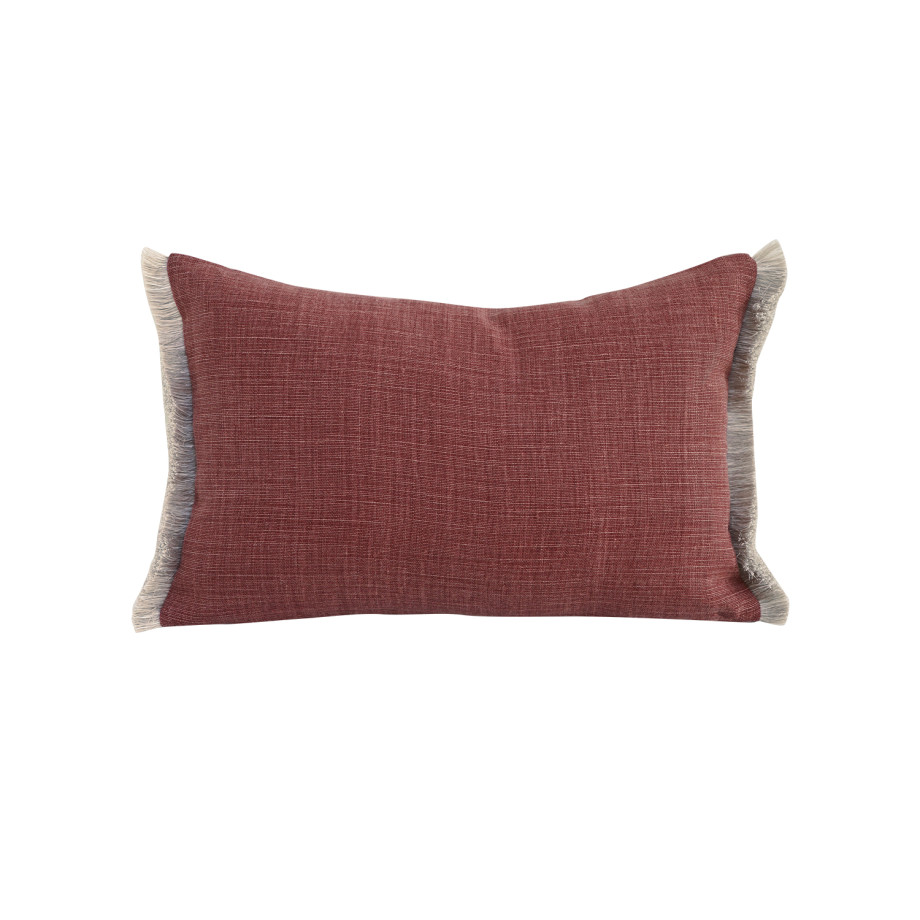 Coussin Apache MÔTHI - 45x30 - coloris brique - face