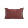 Coussin Apache MÔTHI - 45x30 - coloris brique - face
