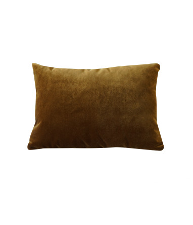 Coussin Honoré MÔTHI - 45x30 - coloris bronze - face
