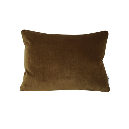 Coussin Les Amoureux MÔTHI - 45x30 - coloris bronze - dos