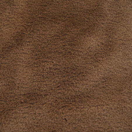 Plaid Peluche MÔTHI - coloris tabac