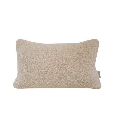 Coussin Shaun MÔTHI - 50x30 - coloris naturel et cuivre - face