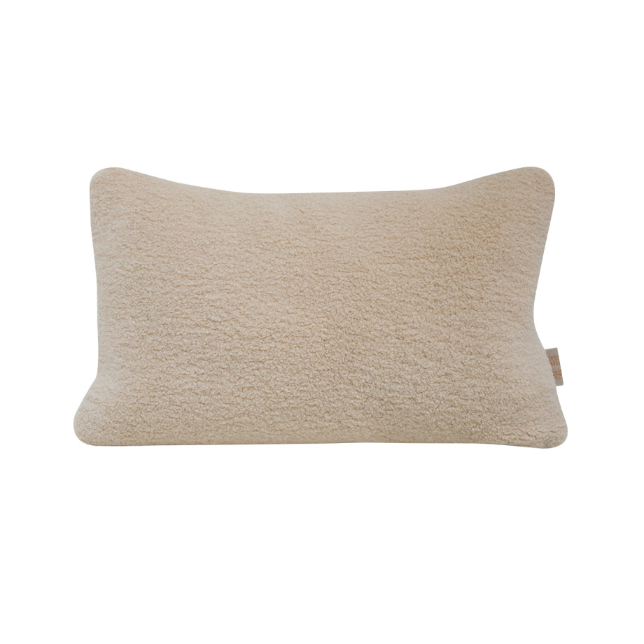 Coussin Shaun MÔTHI - 50x30 - coloris naturel et cuivre - face