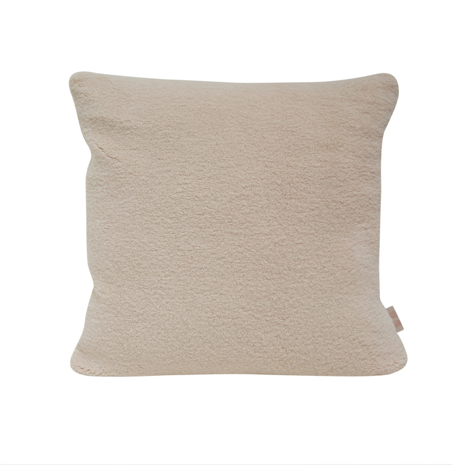 Coussin Shaun MÔTHI - 50x50 - coloris naturel et cuivre - face