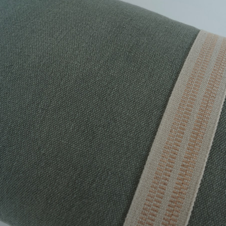 Coussin Otranto MÔTHI - zoom sangle sauge