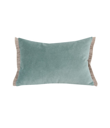Coussin Ibiza MÔTHI - 45x30 - coloris azur - face