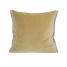 Coussin Ibiza MÔTHI - 45x45 - coloris moutarde - face