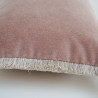 Coussin Ibiza MÔTHI - coloris vieux rose - zoom