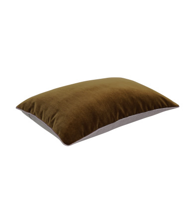 Coussin Rivoli MÔTHI - 45x30 - coloris bronze - profil