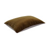 Coussin Rivoli MÔTHI - 45x30 - coloris bronze - profil