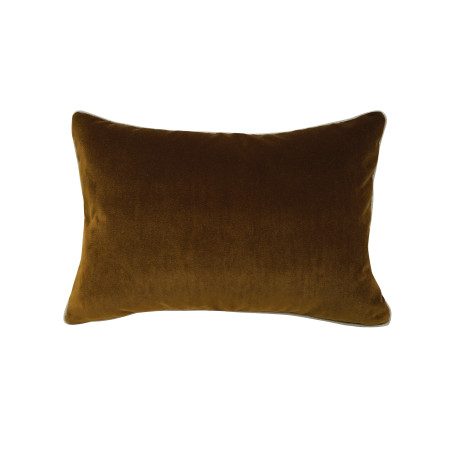 Coussin Rivoli MÔTHI - 45x30 - coloris bronze - face
