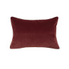 Coussin Rivoli MÔTHI - 45x30 - coloris framboise - face