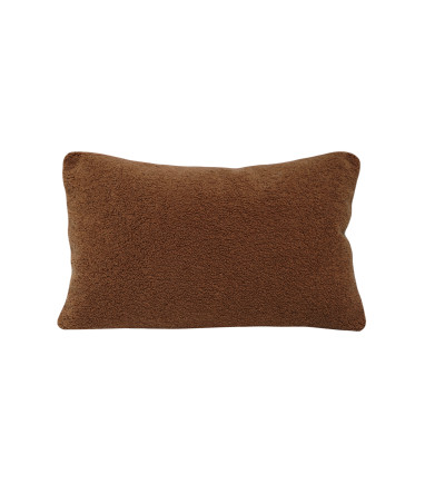 Coussin Teddy MÔTHI - 50x30 - coloris camel - face