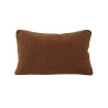 Coussin Teddy MÔTHI - 50x30 - coloris camel - face