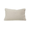 Coussin Teddy MÔTHI - 50x30 - coloris écru - face