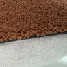 Coussin Teddy MÔTHI - coloris camel - zoom