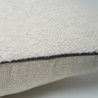 Coussin Teddy MÔTHI - coloris écru - zoom