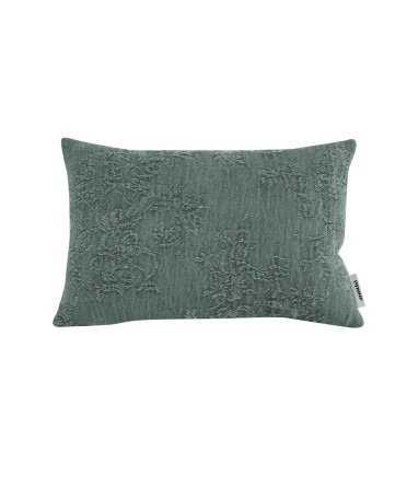 Coussin Venise MÔTHI - 45x30 - coloris céladon - face