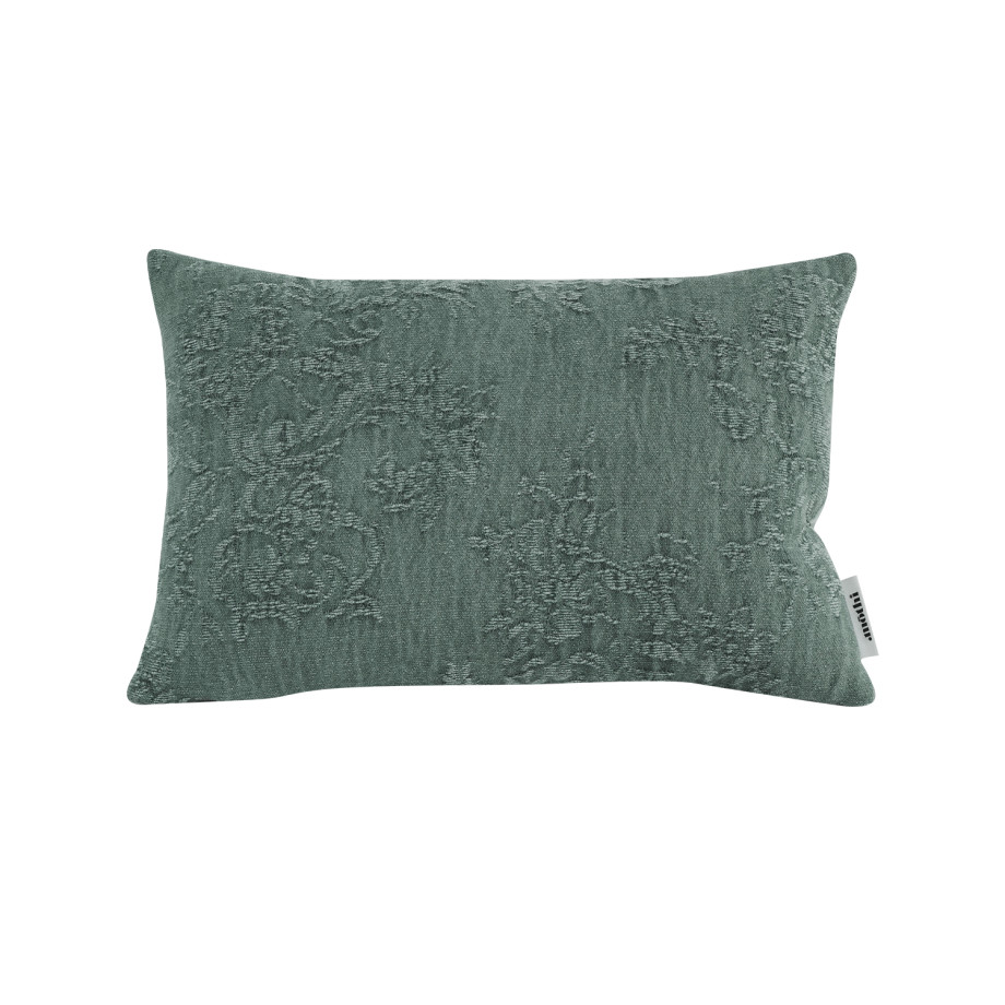 Coussin Venise MÔTHI - 45x30 - coloris céladon - face