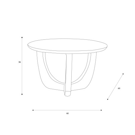 Table basse Paris 60 CASTLE LINE - Filaire I Axodeco.fr