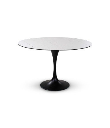 Table de repas Tino Marbre blanc CASTLE LINE - Vue de face I Axodeco.fr