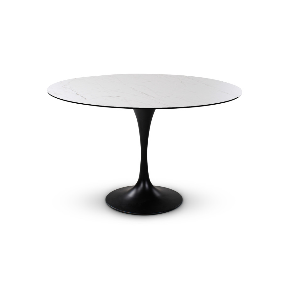 Table de repas Tino Marbre blanc CASTLE LINE - Vue de face I Axodeco.fr