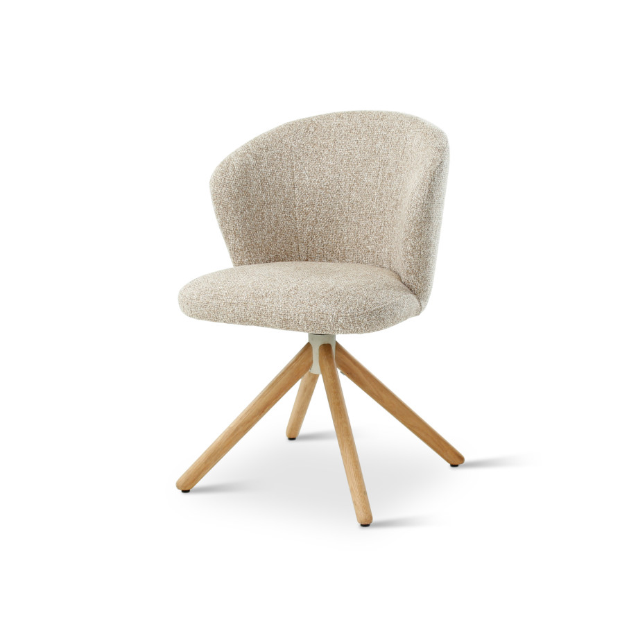Chaise Torino Sable CASTLE LINE - Vue de profil I Axodeco.fr