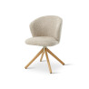 Chaise Torino Sable CASTLE LINE - Vue de profil I Axodeco.fr