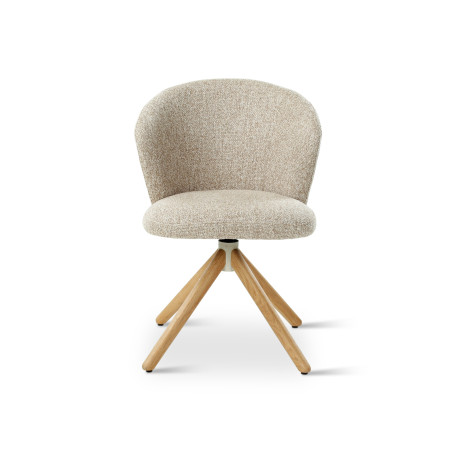 Chaise Torino Sable CASTLE LINE - Vue de face I Axodeco.fr