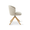 Chaise Torino Sable CASTLE LINE - Vue de côté I Axodeco.fr