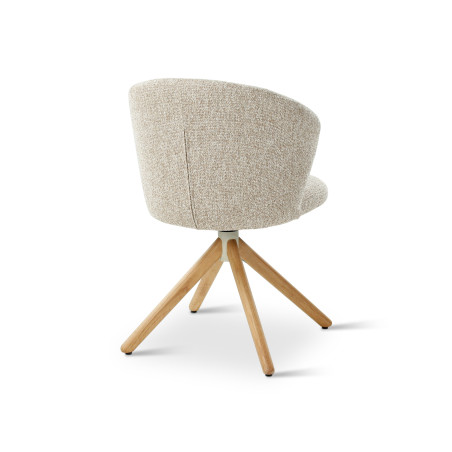 Chaise Torino Sable CASTLE LINE - Vue de derrière I Axodeco.fr