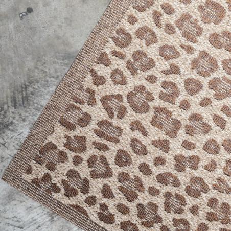 Tapis Léo - moka - zoom 1 - IDAHO I Axodeco.fr