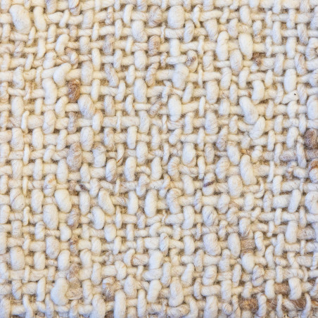 Tapis Menorca IDAHO coloris Beige - Détail matière I Axodeco.fr