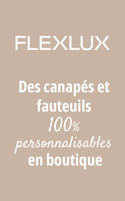 Canapés Flexlux personnalisable en boutique