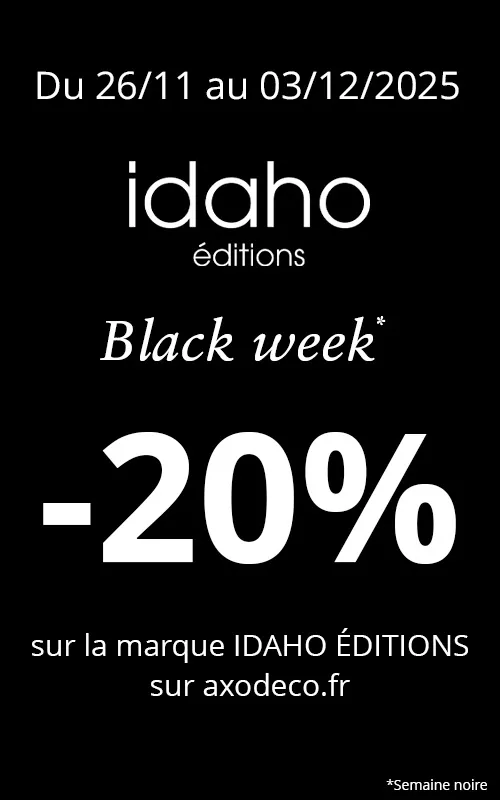 Black week Idaho éditions - 20% de remise sur les tapis sur axodeco.fr